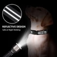 thumbnail image 3 of Martingale Collar for Dogs Reflective Nylon Dog Collar with Quick Release Buckle Adjustable Training No Slip Dog Collars (Medium, Black), 3 of 5
