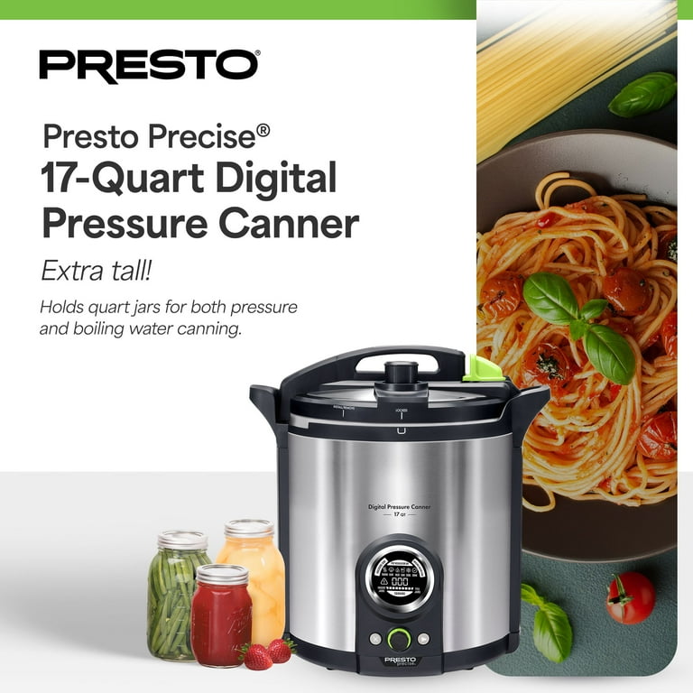 Presto Precise 02152 17 Qt Stainless Steel Electric Pressure
