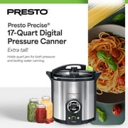 Presto Precise 02152 17 Qt Stainless Steel Electric Pressure Canner, Silver