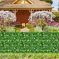 thumbnail image 2 of Mosiee Simulation Telescopic Fence Fence Leaf Garden Decoration Plastic Green Plants, 2 of 9