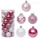 thumbnail image 1 of Dinheiro Bola de Navidad de 6 cm/2,36 pulgadas, 30 piezas de bolas de árbol de Navidad de plástico irrompible, decoraciones para árboles de Navidad, adornos para colgar, colgantes, decoración para, 1 of 5