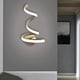thumbnail image 3 of Lámpara de pared LED moderna, 18W, 220V Lámpara de pared interior de personalidad simple, aplique de pared de iluminación de luz neutra para dormitorio, sala de estar, pasillo (sin atenuación-#E) brillar Electrónica, 3 of 5