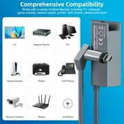 Starlink Ethernet Adapter for Rectangular Satellite Internet V2, Starlink Adapter Ethernet Gen 2 for Wired External Network Fast & Stable Connection Star-Link Standard Actuated Gen 2