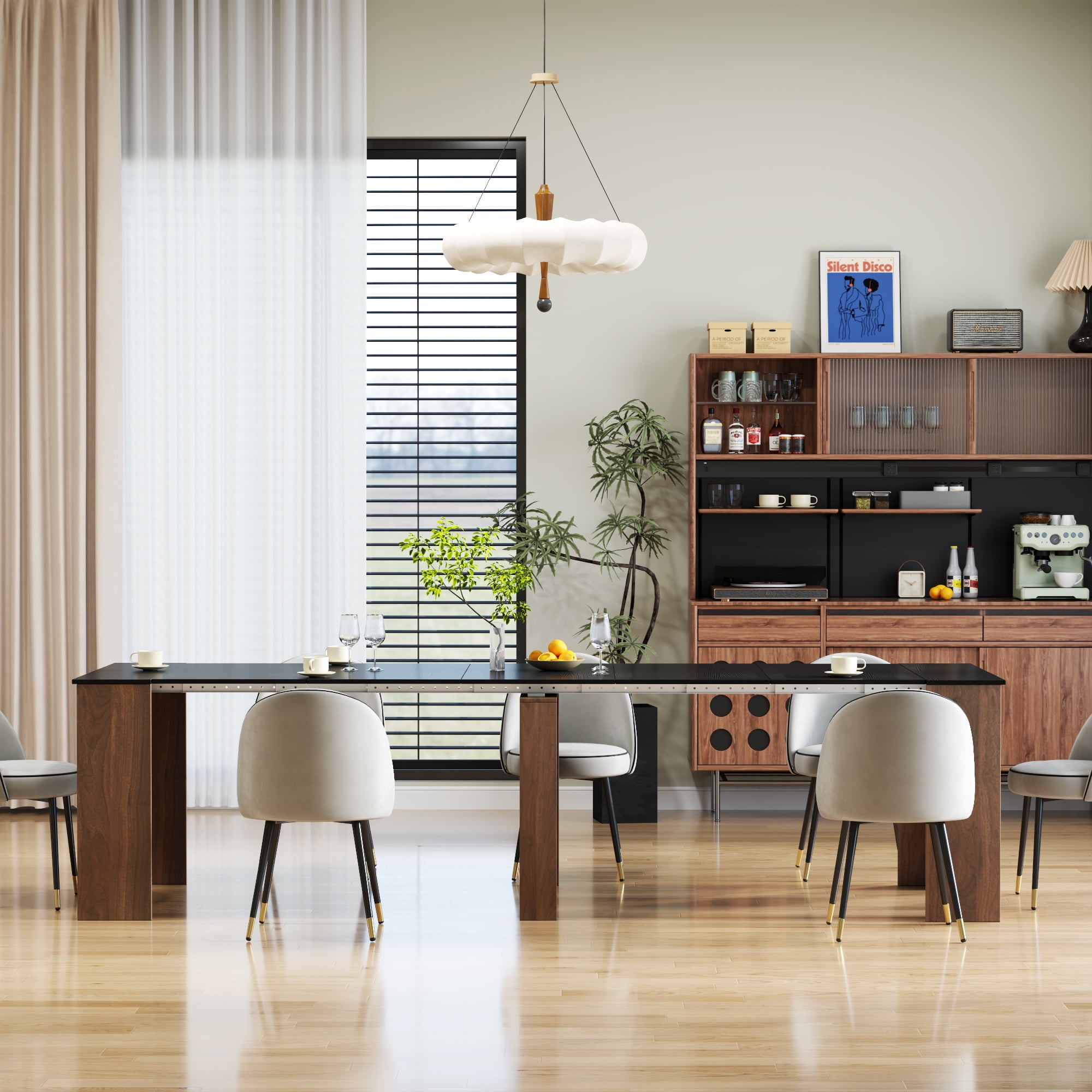 Multifunctional Extendable Console Table