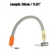 thumbnail image 3 of Adaptador de manguera de inflado de neum?ticos Flexible de 11,8 ", mandril de aire de tama?o de rosca M6 con manguera para v?lvula de neum?tico est?ndar, rosca fina con v?lvula de liberaci?n de aire, 1 Uds. Unique Bargains mandriles para neumáticos de automóviles, 3 of 6