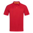 thumbnail image 1 of Stedman - Polo básico modelo Active 140 mesh para hombre (Rojo pasión), 1 of 2