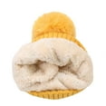 thumbnail image 5 of Dyfzdhu Beanie Hats for Women Winter Warm Cable Knitted Casual Hat Yellow, 5 of 8