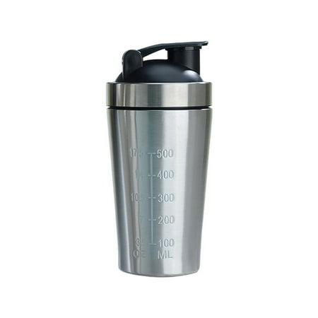 

Famure Stainless Steel Shaker Bottle Protein Shaker Bottle for Protein Mixes Water Bottle Protein Mixing Cup Portable Shaker Bottle with Wire Whisk Durable Mixing Cup lovely
