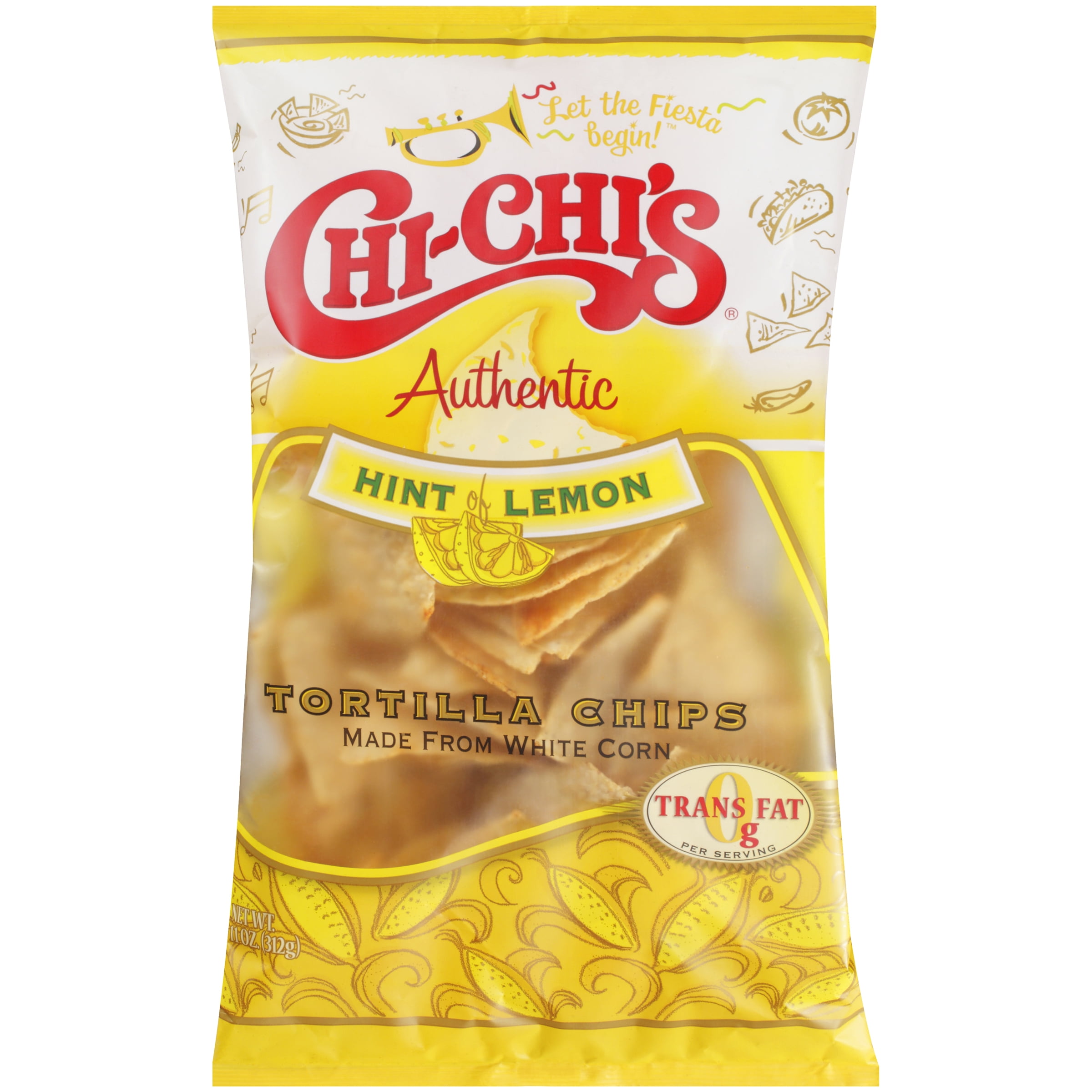 ChiChi's Authentic Hint of Lemon White Corn Tortilla Chips, 12 Oz.
