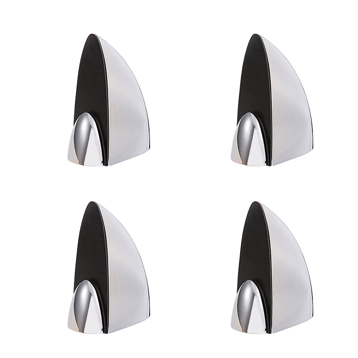 4Pcs Support Brackets Small Fashion Zinc Alloy Glass Clamp Adjustable Shelf 
