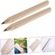 thumbnail image 4 of Bolígrafos de madera con regla – Bolígrafos artesanales para material escolar, diarios y oficina – Tinta de 1,0 mm. Set de papelería multiusos con función de medición., 4 of 6