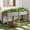 Gray, variant on Gianna Raised Garden Bed - Cedar Planter with Non-Woven Liner, Bottom Drainage, 30-Inch Height, 34 x 18 x 30 in Sizes for Outdoor Plants，Brown