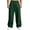 Dark Green_008, variant on Mens Sweatpants Trendy Casual Wide Leg Elastic Waist Drawstring Sweatpants Loose Fit Lightweight Comfy Lounge Travel Sweat Pants Black XL