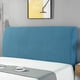 thumbnail image 1 of Kearding Cubierta de cabecera de cama de fácil cuidado excelente elasticidad protección protectora y decoración de dormitorio Juegos de cama lago del oeste azul, 1 of 6
