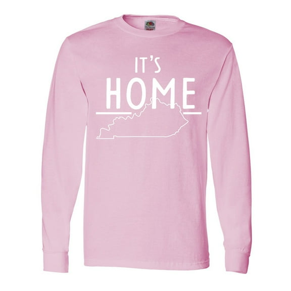 Inktastic It's Home- State of Kentucky Outline Long Sleeve T-Shirt