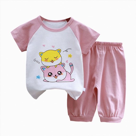 Toddler Boy Summer Outfits Clothes Kids Shorts Set Cotton 2 Piece Clothing Sets 6-12 Months 12-24 Months 2t 3t 4t 5t 6t 7t 8t 9t Children 7-8 Years