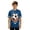 Blue, variant on Toddler Boys' Sports Short Sleeve Graphic T-Shirts Fun Football Printed Crew Neck T-Shirt Size 4-5T