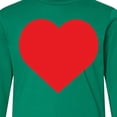 thumbnail image 4 of Inktastic Red Heart Long Sleeve Youth T-Shirt, 4 of 5