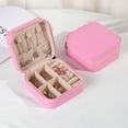 thumbnail image 2 of Jewelry Storage Box Independent Compartment Organization Flannel Compact Jewelry Organizer Tray for Bedroom, 2 of 8