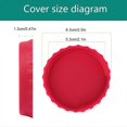 thumbnail image 2 of 6pcs No Spill Silicone Soda Can Lids Soda Juice Beverage Beer Fits Standard Soda Cans Protector, 2 of 5