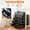 Black/5 Drawers+3, variant on DIANJIE Mobile Storage Cabinet with 5 Drawers, Rolling Organizer Unit for Office Bedroom Home