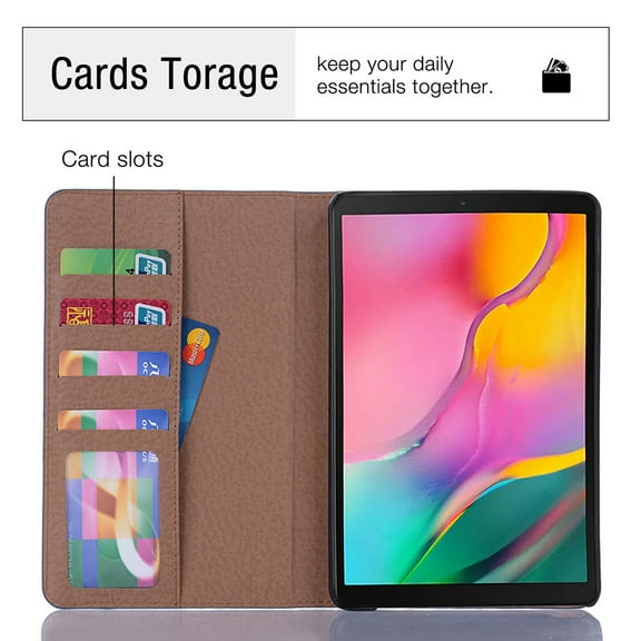 Dteck Case For Apple iPad Pro 11 2nd Generation (2020 Released) 11 inch, Retro Vintage Leather Wallet Smart Folio Case Stand Shockproof Protective Automatic wake/sleep Cover ,Brown