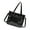 Black, variant on Trendy Goth Girl Transparent Handbag PU Shoulder Bag For Parties And Streetwear