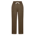 thumbnail image 6 of Sewkxo Womens Wide Leg Sweatpants High Waisted Baggy Pants Fashion Drawstring Athletic Joggers,Camel M, 6 of 7