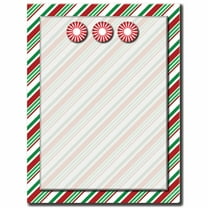 Seasonal Stripes Letterhead Laser & Inkjet Printer Paper, 80 Sheets per Pack