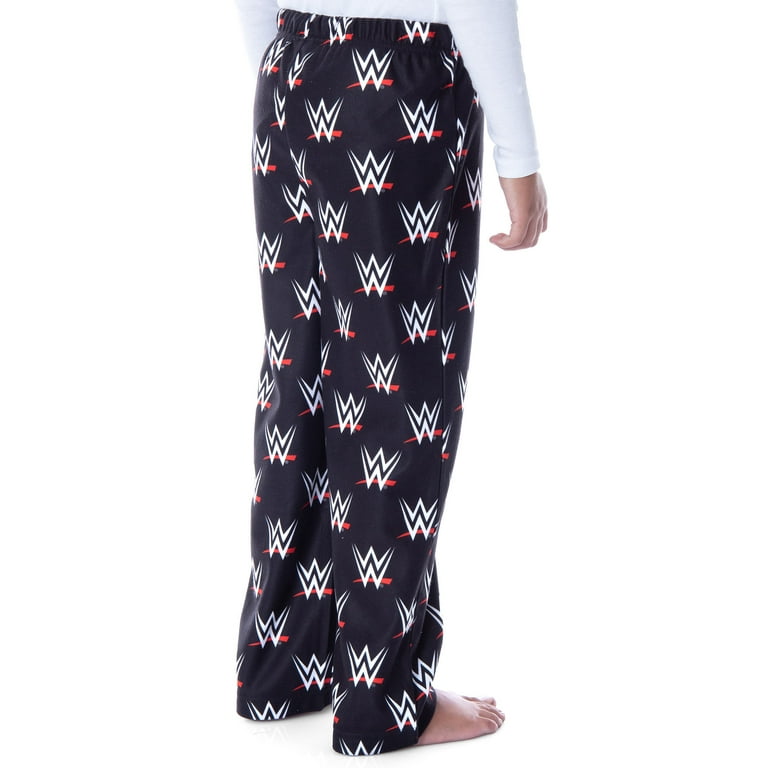 WWE Boys Allover WWE Logo Pattern Kids Loungewear Sleep Pajama