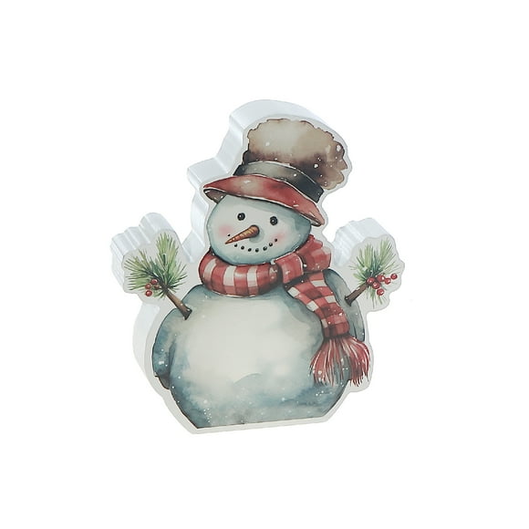 Mdf Table Block (Snowman)