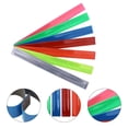 thumbnail image 1 of OULII 7Pack Slap Bracelets Assorted Color PVC for Children Night Celebrations, 1 of 8