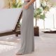 thumbnail image 3 of Pantalones con bolsillos Pantalones casuales con cintura elástica Línea H Traje de vacaciones holgado, 3 of 7