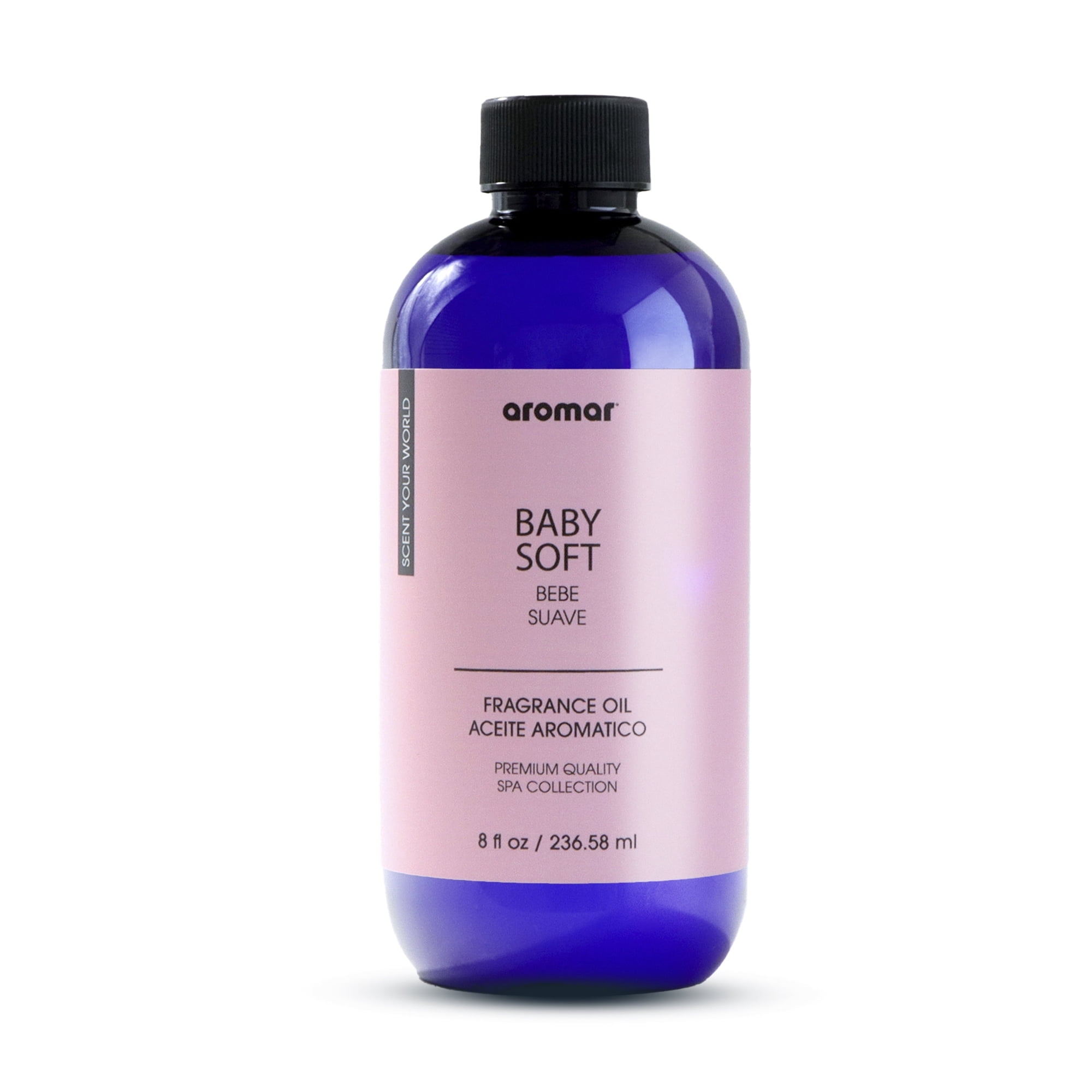 AROMAR Premium Fragrance Oil - Essential Oil for Diffusers & Home Aromatherapy - Baby Soft 8oz