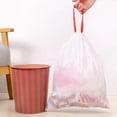 thumbnail image 2 of 6 rollos de bolsas de basura pequeñas con cordón, bolsas de basura pequeñas con cordón grueso de 4 galones para cocina, baño, dormitorio, hogar, botes de basura de oficina, 2 of 5