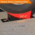 thumbnail image 3 of OULEME RV Leveling Blocks, Camper Leveler, 2 Packs for Dual Axle Tandem Wheel Travel Trailer Motorhome, Include 2 Curved Leveler Ramp, 2 Ch, 3 of 7