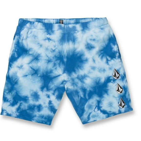 Volcom Men's Iconic Stone Fleece Shorts Blue Size X-Large