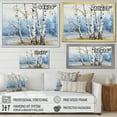 thumbnail image 4 of Designart "Wintry White Birch Forest II" Tree Birch Floater Framed Canvas Prints, 4 of 5