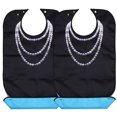 thumbnail image 1 of 2pcs Adult Bib Adjustable Reusable Clothing Cover Washable Clothing Protector, 1 of 9
