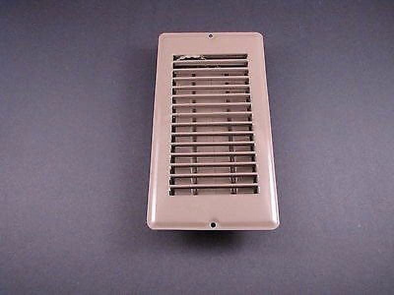 Mobile Home RV Parts. 4x8 Brown Metal Floor Register. Lot of 6. Fits 4"x8" size hole in the floor.