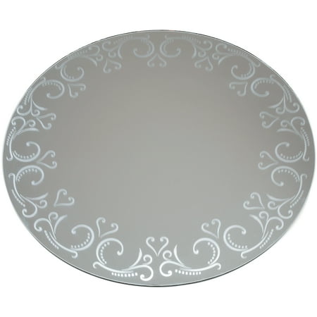 Darice Mirror - Darice Round Pattern Mirror, 12