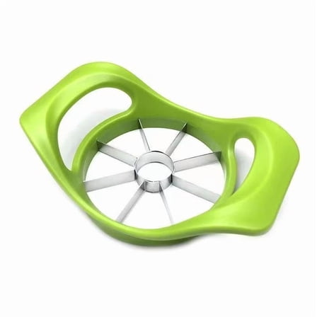 Stainless Steel Fruit Corer Tool - Slicer Cutter Divider for Kitchen, and Slicer for Easy Cleaning & Prep green