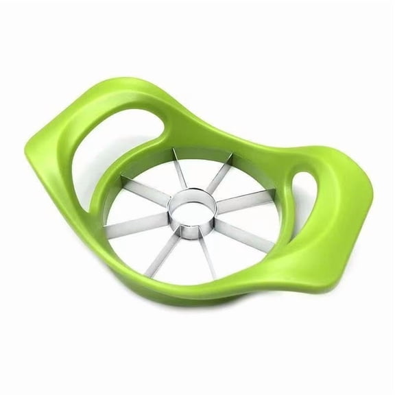 Stainless Steel Fruit Corer Tool - Slicer Cutter Divider for Kitchen, and Slicer for Easy Cleaning & Prep green