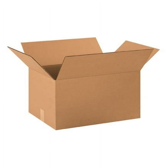 ShippingSuppliesByMail Corrugated Boxes ECT-32, 20 x 14 x 10 Inches, 20 Count