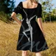 thumbnail image 5 of Vestido de manga corta Cthulhu Tentacles vestidos de cóctel Vestido mujer Vestido, 5 of 7