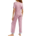 thumbnail image 2 of Honeydew Intimates Womens Rayon Knit Pajama Set Style-57964, 2 of 2