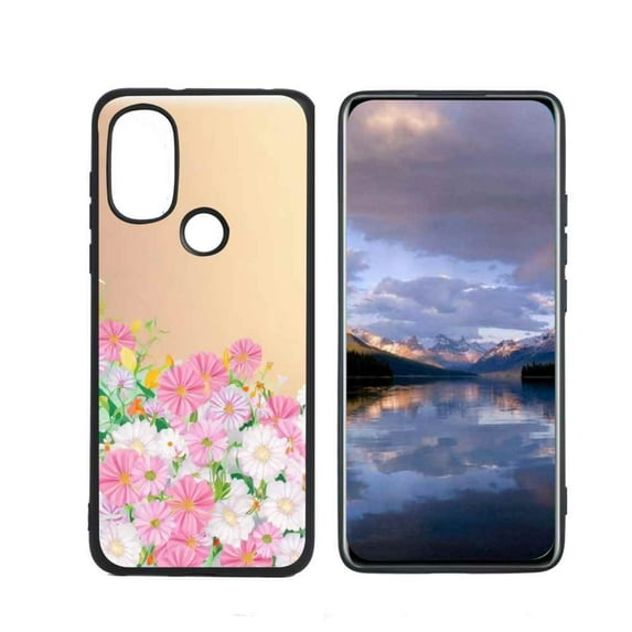 Compatible with Moto G Power 2022 Phone Case, Floral-Flowers-Cute74 Case Men Women, Flexible Silicone Shockproof Case for Moto G Power 2022