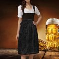 thumbnail image 5 of German Oktoberfest Women's Laced Half Apron Bavarian Traditional Cosplay For Party Dress Up, 5 of 8