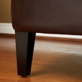 thumbnail image 3 of Teeton Tufted Brown Leather Club Chair, 3 of 5