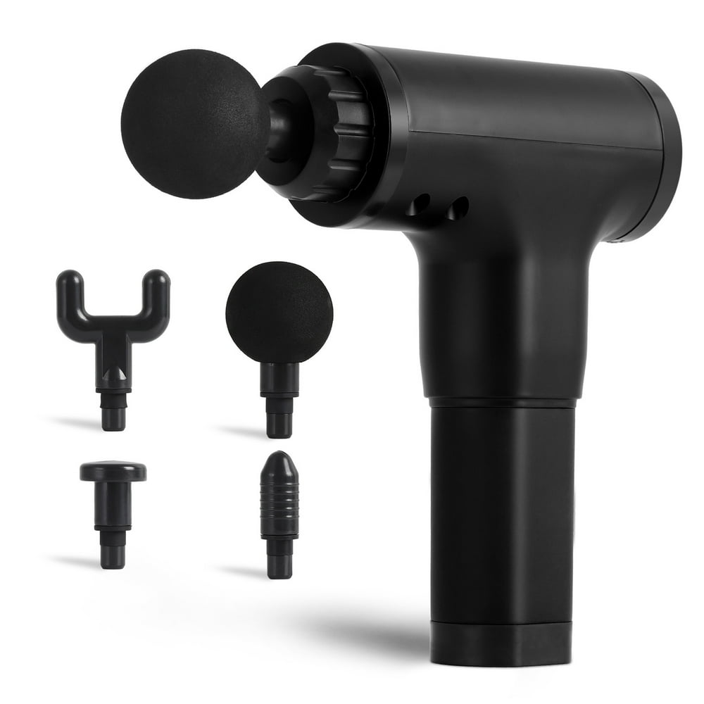 6 Speeds Standard Range Ergonomic Massage Gun Stealth Black, 2020